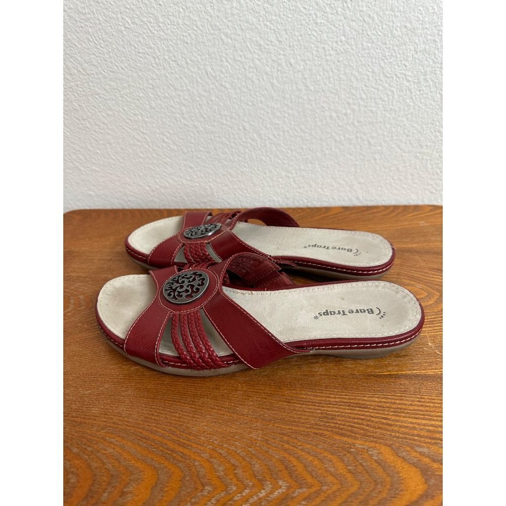 Red Women's Bare Traps 1" Heel Scandal Red Size 8.5 Sku 2716